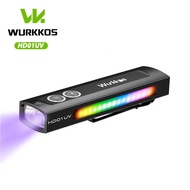 Wurkkos HD01 UV 1200LM RGB + 365nm uv light,Dual side switch multifunctional  flashlight