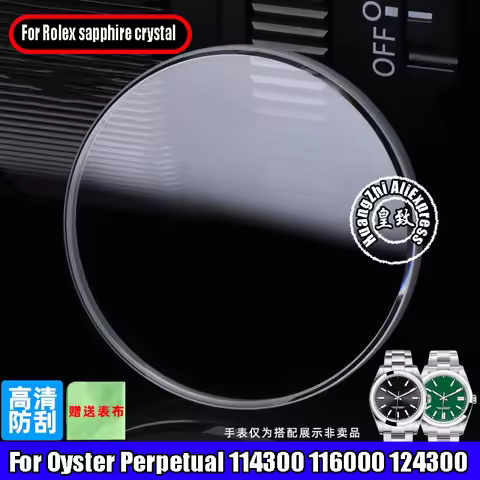 32.7*1.8mm Watch mirror For Rolex Oyster Perpetual 114300 16000 124300 76080 117210 276200 67180 Wat