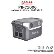 PB SOLAR Portable Power Station Voltage 220V 1152Wh Lifepo4 1000WATT Power Solar Generator for Home 