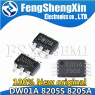 (20-50-100)pcs DW01 DW01A 8205S FS8205S SC8205S SOT23-6 8205A TSSOP8 FS8205A CGE8205A SMD new and IC