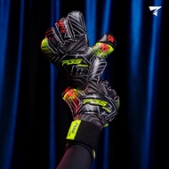 PGS PRO Sarung Tangan Kiper Sepak Bola PGS PRO Eagle Kaizen Hitam Hijau 4mm