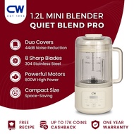 Cadware Pioneer CW 1.2L Quietblend Pro | Mini Blender | Soundproof | Soymilk Porridge Juice | 静音破壁机