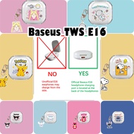 READY STOCKFor Baseus TWS E16 Case Earphone Case Cartoon Fresh Pattern Soft Silicone Casing