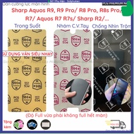 Sharp R9, R9 Pro/ R8 Pro, R8s Pro/ R7, Aquos R7 R7s, Sharp R2 nano flexible, transparent, matte temp