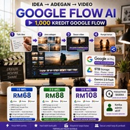 [COMBO 3] GOOGLE FLOW AI / 1000 CREDIT FLOW / 5TB / STORYBOARD AI / OWN EMAIL / GEMINI PRO 3.1 / Goo