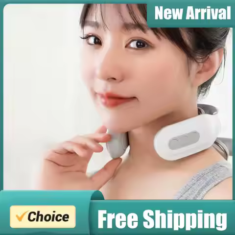 4 Head Neck Massage Machine USB Rechargeable Spine Protection Massager 6 Modes Hot Pressing Massage