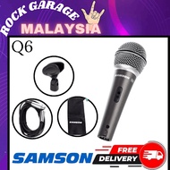 Samson Q6 - Dynamic Handheld Microphone (Q-6/Q 6)