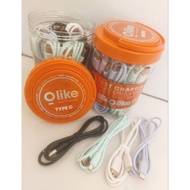 TYPE C O-LIKE FAST CHARGING 2.4A DATA CABLE