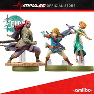NSW Nintendo Switch Amiibo Zelda Tears of the Kingdom Edition - Link, Zelda, Ganond