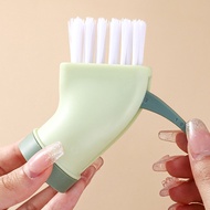 Creative multi-purpose cleaning brush can be attached to the mineral water bottle wet and dry cleanup cleaning brush