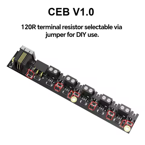 BIGTREETECH CEB V1.0 Klipper CAN Bus Expansion Board 120R Terminal Resistor Selectable for 2020 Alum