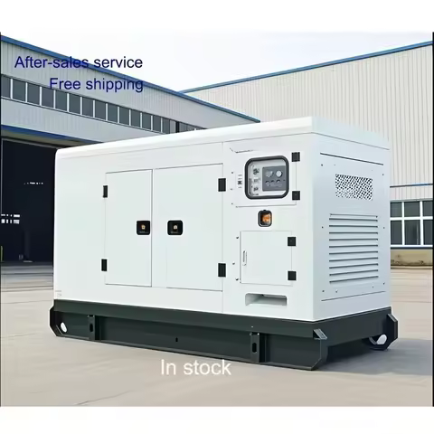 Portable 3-Phase Silent Diesel Generator Set 50Hz 30kw-120kw Refined DC Output Brand Engine 220v-400