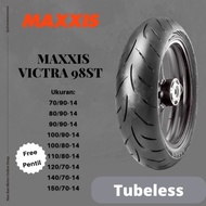 Ban Motor Maxxis Victra Ukuran 100/90-14, 100/80-14, 110/80-14 &amp;