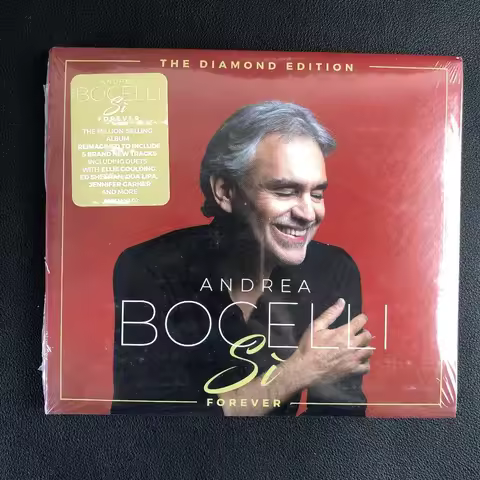 Andrea Bocelli Si Forever CD | Operatic Pop & Vocal Masterpieces | Car & Home Audio for Classical Cr
