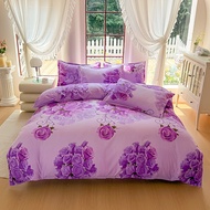 3pcs  Brushed Bedding Set  Duvet Cover Pillowcase Set Skin Friendly Breathable Duvet Cover Pillowcas