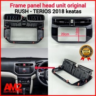 Original Terios Rush 2018 UP Headunit Frame 8 Inch PART 55405 - BZ880