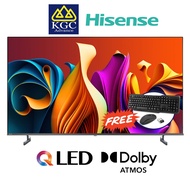 [Free Shipping] Hisense 55" / 65" / 75" / 85" QLED 4K Quantum Dot Google TV Q6N Series (Free Wireles