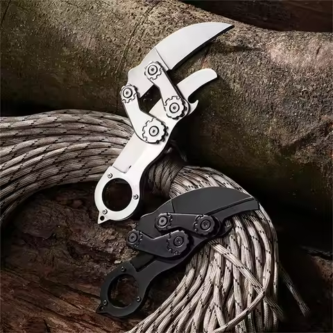 Hot Sale Survival Folding Blade knife Newest Karambit Sliding Knife PocketKnife Hunting Tactical kni