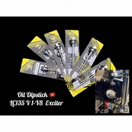 Stainless Steel 304 Oil Checker Yamaha LC135 V1 - V8 Exciter Free Rubber Sine Cnc Stainless Steel Oi