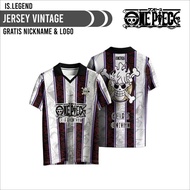 JERSEY ONEPIECE VINTAGE  RETRO ONEPIECE LUFFY GEAR 5  BAHAN PREMIUM  FULL PRINT - MOTIF