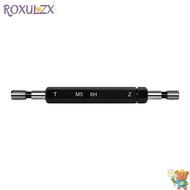 ROXULZX Thread Plug Gauge, M5x0.8 Black Double Ends Thread Gauge, Durable Steel Material 6H Toleranc