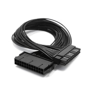 PSU Power Cable Supply 24 Pin Extension Cable Splitter for ATX Motherboard, 24Pin to 24(20+4) Pin 12
