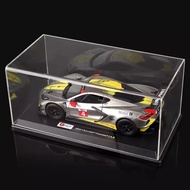 Bburago 1:24 Corvette C8 R Track Edition Alloy Car Model Boys Toy Car Collectible Static Model Dieca