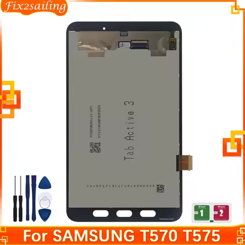 AAA+++ Quality LCD For Samsung Galaxy Tab Active3 Active 3 3rd Gen 2020 T570 T575 Display Touch Scre