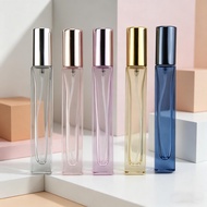 4ml 6ml 9ml 10ml Square Glass Perfume Spray Bottle Travel Empty Refillable Screw Mini Sample Travel