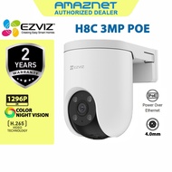 NEW Ezviz H8C PoE 2K Pan & Tilt PoE IP Camera Color Night Vision Weatherproof Auto Tracking Outdoor 