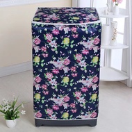 Household Decoration/Washing Machine Cover/5-7.5kg Top Open Fully Automatic Washing Machine/Nordic Printing Pattern/Waterproof/Sunscreen/Anti-dust/Drum Washing Machine Cover Top Open Cover 10kg/Washing Machine Anti-dust Cover