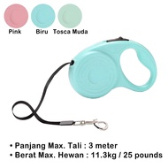 Automatic LeadTALI 3 meters max. 11kg Weight Retractable Dog Cat Leash Rope 3 meters 25 Pounds - Dog