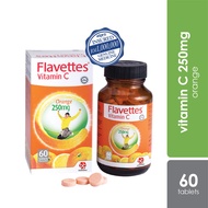 Flavettes Vitamin C 250mg Orange 60 Tablets