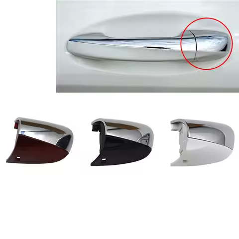 Car Front Left Exterior Door Pull Handle Cap Trim Chrome Cover For Mercedes Benz E300GLC C Class 200