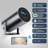 HY300 PRO ปรเจคเตอร์มินิ projector 4K โปรเจคเตอร์ดูหนัง WiFi 1080P HD รองรับการแชร์หน้าจอมือถือ มาพร