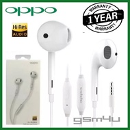 ⚡1 YEAR WARRANTRY⚡ Oppo MH135 Reno Android 3.5mm Earphone OPPO RENO 8Z 7Z 6 5 4 A17k A57 A78 A77s A97 A98 Studio Headset