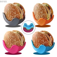 Bapara Silicone Hamburger Holder Clip With Nonslip Design Grip Secure For 4inch Burgers And Outdoor 
