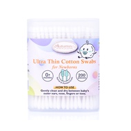 Autumnz Cotton Buds Cotton Swab Ultra Thin Cotton 200pcs For Newborn Cotton Buds Kids Autumnz Cotton