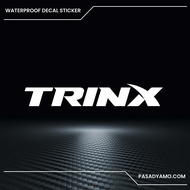 Trinx Logo Decal Sticker for Bikes 1.5 x 9 inches