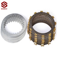 Motorcycle 4 Clutch Friction Disc Plate Kit for Yamaha YFM350 Big Bear 2WD 4WD YFM350R Raptor YFM
