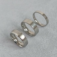 1Set(3pcs) Fashionable Simple Charm Stainless Steel Ring For Men, Woman,Couples, Daily Wear And Part
