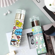 【獨家聯名】日本插畫家Kazuha Rinnu陶瓷塗層保溫杯 附茶格(2色)