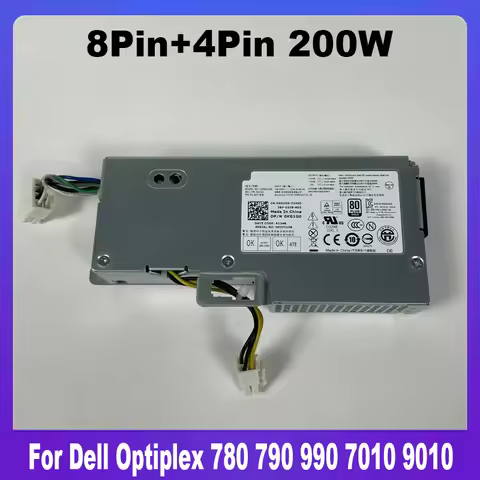 Original For DELL 780 790 990 7010 9010 200W Power Supply F200EU-00 L200EU-00 L200EU-01 F200EU-02 6F