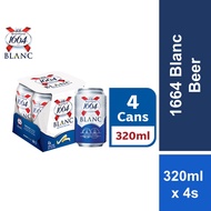 1664 Blanc Beer Can 320ml x 4s