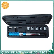 7PCS Drive Click Torque Wrench Set 2-10 NM Spoke Torque Wrench Steel Torque Wrench Set 2-10 NM with 