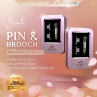 [SET PIN BROOCH] Set Jarum Peniti 40 mm Brooch Pengantin Kit's Bridal Mudah Draping