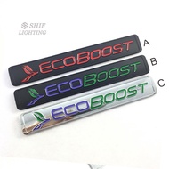 1 x Metal EcoBoost Badge Engine Emblem Car Decal Sticker Badge For Ford F150 Fusion Focus Mustang