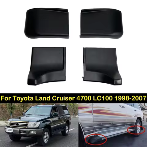 DECHO For Toyota Land Cruiser 4700 LC100 1998-2007 Foot Pedal Step Board Protection Side Trim Cover 