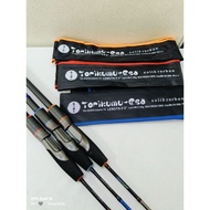 Torikumu Esa Rod 1 piece Spinning Rod solid carbon Rod fishing Rod joran Pancing.