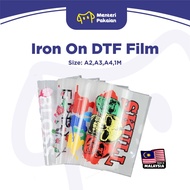 DTF Custom printing 𝗜𝗿𝗼𝗻 𝗢𝗻  dtf film printing head press film DTF Heatpress Film